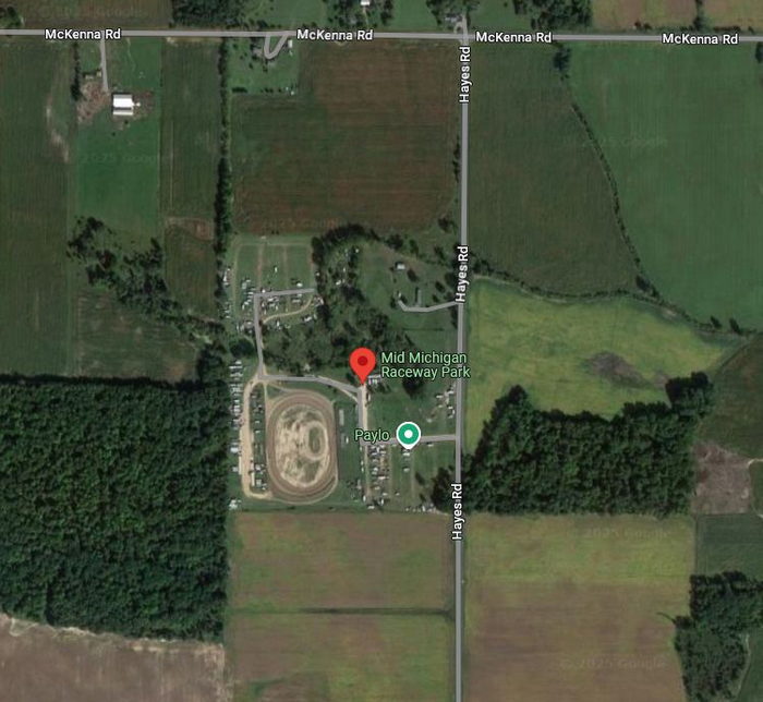 Mid-Michigan Raceway Park - Aerial Map (newer photo)